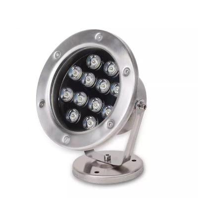 China Artificial Water Bottom 6W 9W 12W 18W 24W IP68 LED Waterproof Light for sale