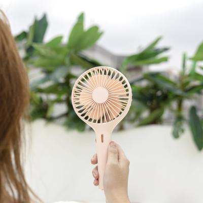 China Modern Single Battery Mini Hand Fan Electric Hand Held Mini Chargeable High Power Bedsids for sale