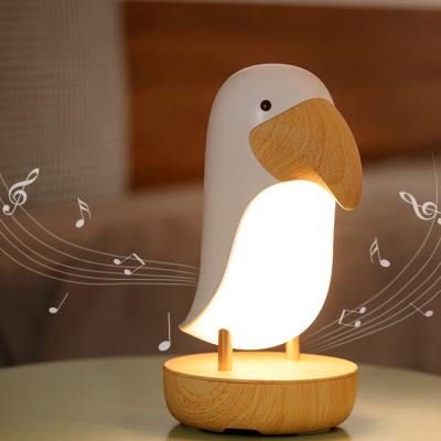 China Eco-friendly Custom Logo Touch Lamp Portable Bedside Table Touch Lamp Smart Speaker for sale