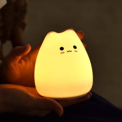 China Children's Bedroom Night Light Small Cat Led Cute Baby Bedroom Led Night Light For Kids for sale