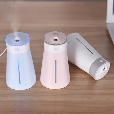 China Color Changing LED Light 3 in 1 Portable 220v Office Space Water Mist Personal Air Humidifier for sale