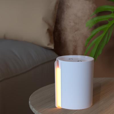 China 2022 Creative Personal Space Air Humidifier Mini Atomization LED USB Air Humidification+Light Donut Humidifier for sale