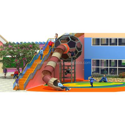 China Eco-friendly Large Ball Tower Kids Outdoor Interactive Climbing Maze Games Custom Playground for sale