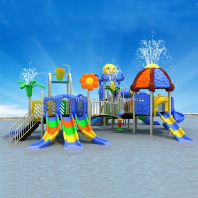 China 3-15y Kids Eco-Friendly Adventure Station Rick Games Water Slide Outdoor For Sale for sale