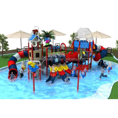 China Eco - Friendly Custom Make Water Spray Pool Water Games Outdoor Water Playground for sale