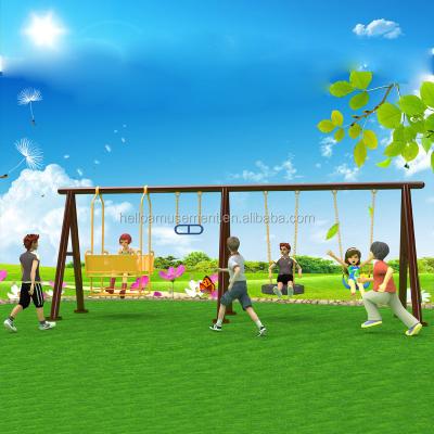 China Eco - Friendly Outdoor Kids Playsets Swing Chairs Tire Swing Kids Swings for sale