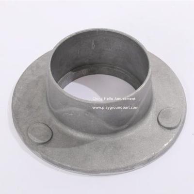 China Spare Parts 76/89/114mm Outdoor Ground Aluminum Pipes Base Flange Steel Playground Fitting For Wholesale for sale