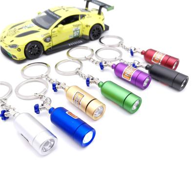 China The numbers. Nylon Led Key Chain Light Auto Parts Model Alloy Metal Factory Wholesale Custom Gift For BMW Audi Toyota Motorcycle Car Accessories for sale