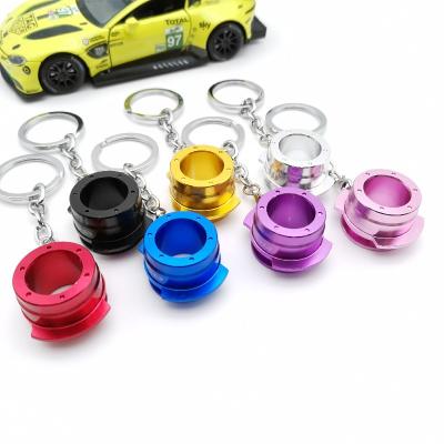 China Steering Wheel Quick Release Nylon Auto Parts Model Keychain Metal Factory Wholesale Custom Gift For Peugeot Honda Jdm Car Accessories for sale