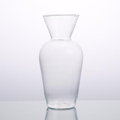 China High Quality Minimalist Vintage Transparent Elegant Hydroponic Glass Vase Price Clear Glass Vases for sale