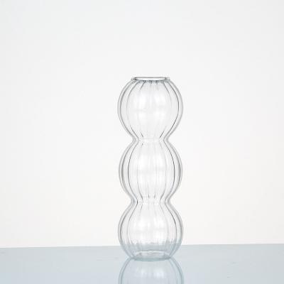 China Minimalist Newcomer Best Prices Subtract Clear Vase Glass Vase Glass Hydroponic Plant for sale