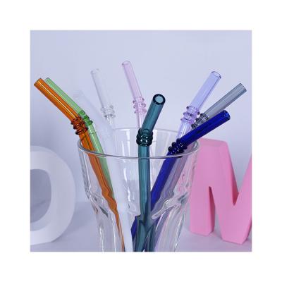 China Direct Wholesale Drinking Glass Viable Modern Straw Eco-Friendly Glass Straws Good Quality for sale