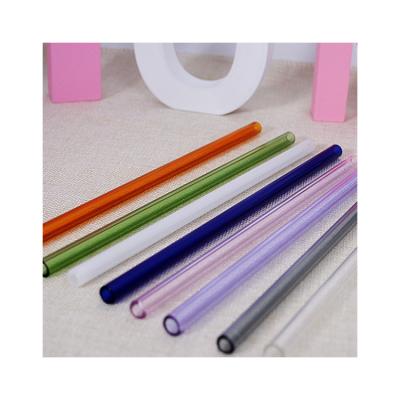 China Cheap and High Quality Viable Glass Shaped Straw Drinking Glass Drinking Straw for sale