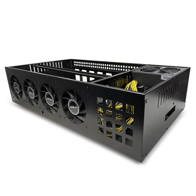 China 8 graphics card platform chassis components with server computer hardware supply hard disk new for computer gpu 8gpu platform case for sale