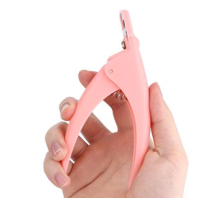 China Art Acrylic Durable UV Gel Nail Clipper French Manicure False U Edge Trimmer for sale