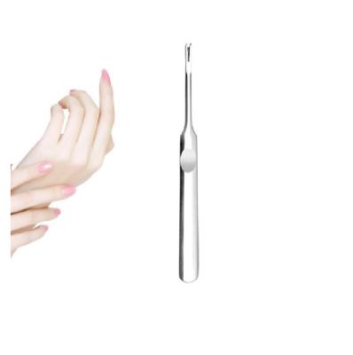 China Dead Toe Nail Cuticle Fork Cuticle Remover Trimmer Callus Skin Cutter Tools Fork Nail Manicure Finger Accessory for sale