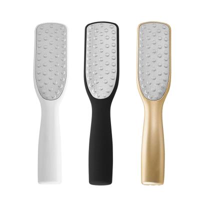 China Custom Pedicure Foot File Luxury Professional Metal Stainless Steel Pedicure Nail Callus Remover Foot File Rasp for sale