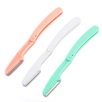 China Balance Eyebrow Facial Hair Removal Eyebrow Shaper Shaving Wheat Straw Eyebrow Trimmer Eyebrow Razor Blade Makeup Tool for sale