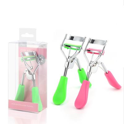 China Eyelash Makeup Make Loop Chrome Eyelash Tool Private Label Custom Eyelash Curler Eyelash Curler With Comb for sale