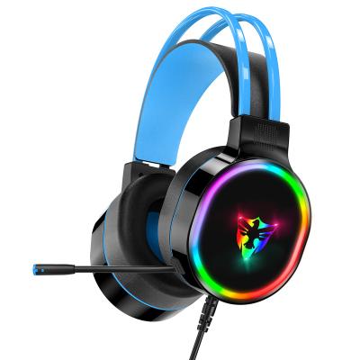 China G607 Earphone Gaming Earphone With Microphone RBG Lights Wired Noise Canceling USB 3.5mm Headphones For PS4 Xbox One PC Headset Gamer for sale