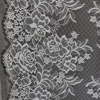 China Viable Most Popular Cotton 3d Flower Lace Bead Sequin Embroidery Embroidered Brocade Fabric for sale