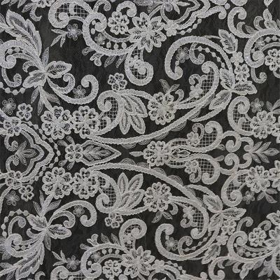 China Lasting Viable High Standard Ladies Embroidery Tulle Lace Fabric Popular Embroidery Sequin for sale