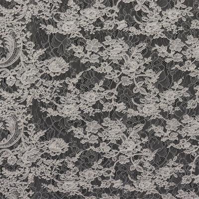 China Most Trustworthy Manufacturer Viable Bridal Tulle Lace Fabric Embroidery Material With Sequin for sale