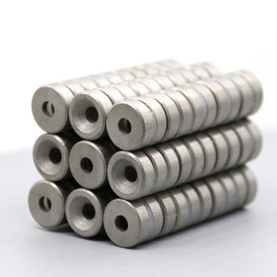 China Industrial Magnet Multiple specifications samarium cobalt magnets with countersunk head holes/screw holes for sale