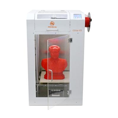 China Large desktop FDM 3d printer single nozzle white 3d printer for Sculptures for sale