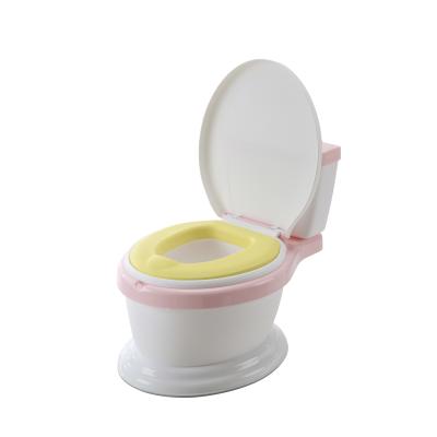 China New plastic design and recommend loverly baby plastic toilet cute baby potty trainer for sale