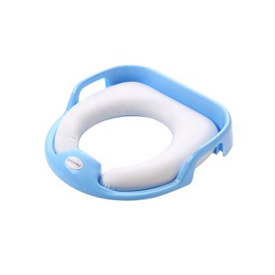 China Plastic Potty Training Seat For Kids Baby Toilet Seat With Soft Comfort Cushion for sale