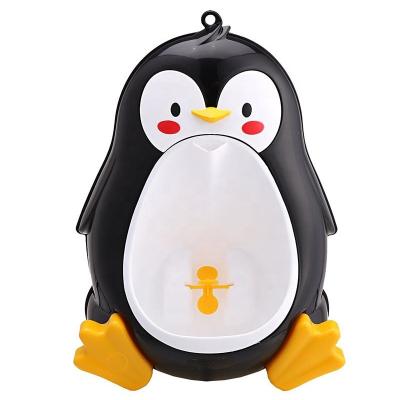 China Babies Boy Toilet Potty Training Toddler Kids Urinal Plastic Pee Trainer Penguin Bathroom for sale