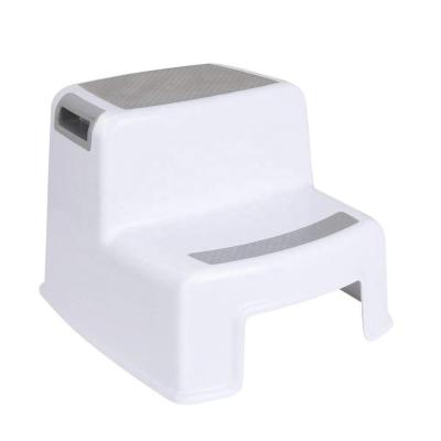 China Plastic Stool Baby 2 Step Stool Anti-Slip In Toilet, Kitchen, Bathroom for sale