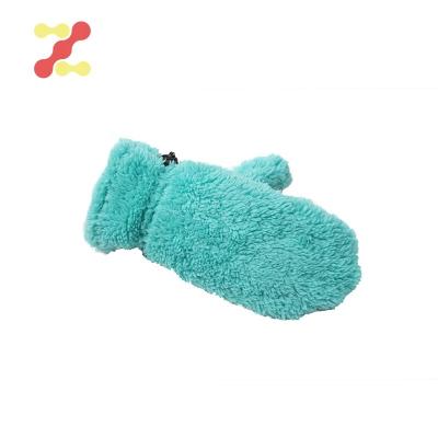 China The Glove Is Promotion Winter Soft Fur Knitted Cute Soft Gloves Ski Mittens For Kids for sale