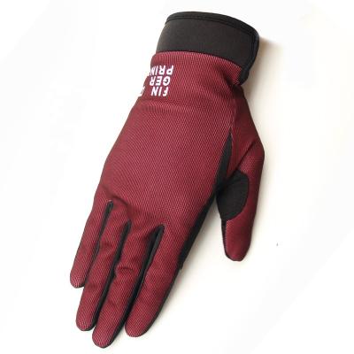 China Easy Pull Out Finger Anti-Slip Shockproof Gloves Wholesale Bike Full Finger Cycling Gloves Custom Made for sale