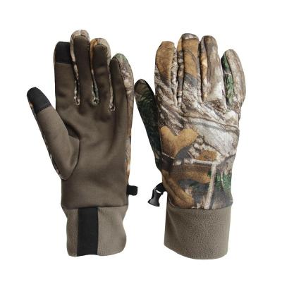 China Outdoor Tree Fleece Cycling Gloves Touch Screen Gloves Lightweight Fleece Glove Real Running for sale