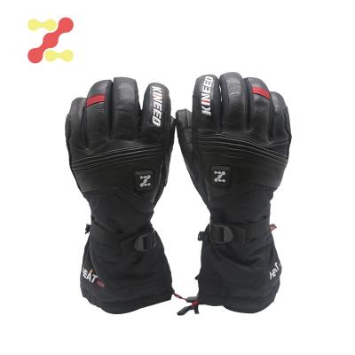 China Touch Screen Gloves Electric Rechargeable Battery Temperature Control Heated Hand Warmers For Skiing for sale