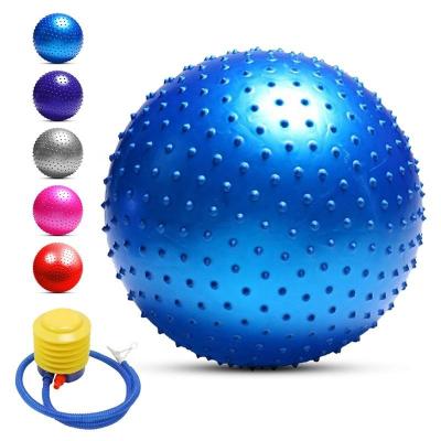 China Durable Hot Sale Sports Barbed Yoga Balls Point Fitness Gym Balance Adjustment Ball Exercise Pilates Workout Massage Ball for sale