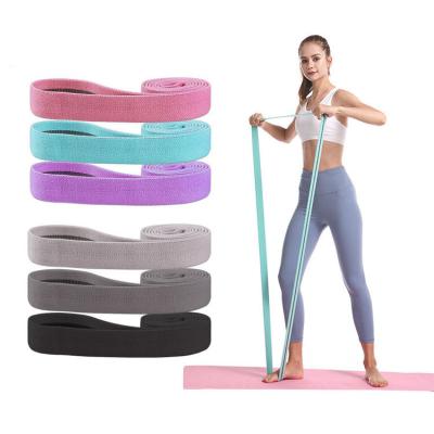 China Custom Wholesale High Elasticity Fitness Product Buttocks Latex Exercise Resistance Loop Band for sale