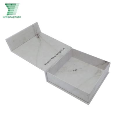 China Handmade Customized Marble Printing Logo Unveil Magnetic Closure With Lid Ring Small Earring Pendant Bracelet Jewelry Cardboard Gift Box for sale