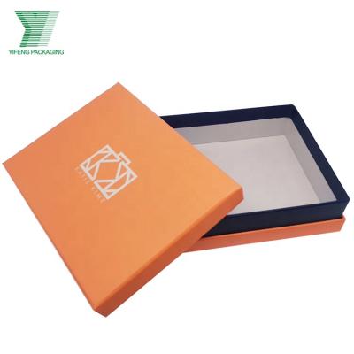 China Yifeng Recyclable / Hand Made Recycled Material Custom Design Logo Printed 2 Piece Cardboard Jewelry Set Gift Packaging Paper Boxes for sale