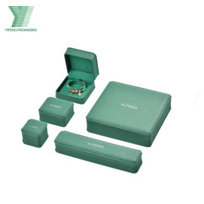 China Eco-friendly Wholesale Custom High Quality Cardboard Velvet Ring Box Packaging for sale