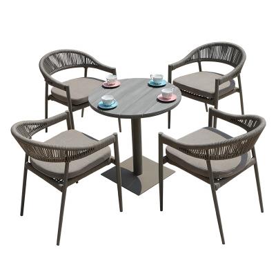 China KD GT968 outdoor and indoor waterproof wooden garden plastic round metal table for sale