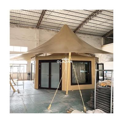 China Outdoor Lodge Eco Glamping Safari Tents For Hotel Hotel Accommodation for sale