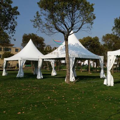 China Outdoor Event Factory Price Christmas Party Event Tent For Sale With White Decoration Pagoda Tents for sale