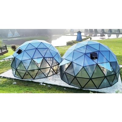 China Fire Retardant/Snow and Wind Resistant/UV Resistant/Waterproof Geodesic Glass Dome Tent 5m Glamping Lodges 6m Tear Resistant Luxury for Sale for sale