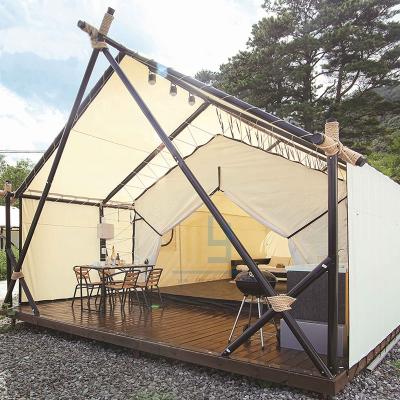 China Outdoor Yurt Glamping Tent Teepee Safari Tent Glamping For Accommodation Luxury Hotel Geodesic Domes Hotel 6m for sale