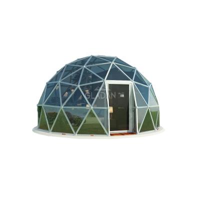 China Fireproof/snow and wind resistant/UV resistant/glamping tent GLADAN carpas 6m carpas 6m domo manufacturer tent teardrop dome wholesale star resistant geodesic glass dome for sale for sale