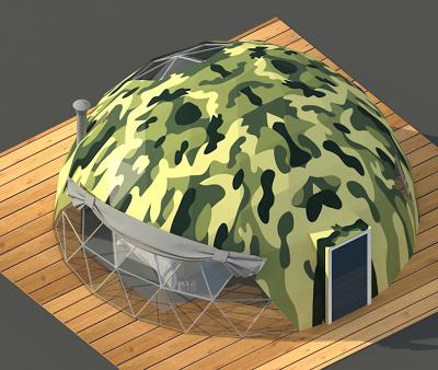 China Fireproof/Snow and Wind Resistant/UV Resistant/Tear Resistant Customize Diameter 6m 7m Outdoor Dome Tent Glamping Dome for sale