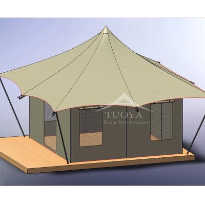 China Luxury Four-Season Hotel Safari Glamping Tents Manufacturers In Guangzhou for sale